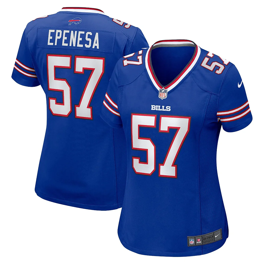 Zennovawear A.J. Epenesa Buffalo Bills Women's Game Jersey - Royal