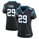 Zennovawear Akayleb Evans Carolina Panthers Women's Team Game Jersey - Black