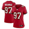 Zennovawear Al-Quadin Muhammad Tampa Bay Buccaneers Women's Team Game Jersey - Red