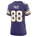 Zennovawear Alan Page Minnesota Vikings Women's Classic Retired Player Jersey - Purple