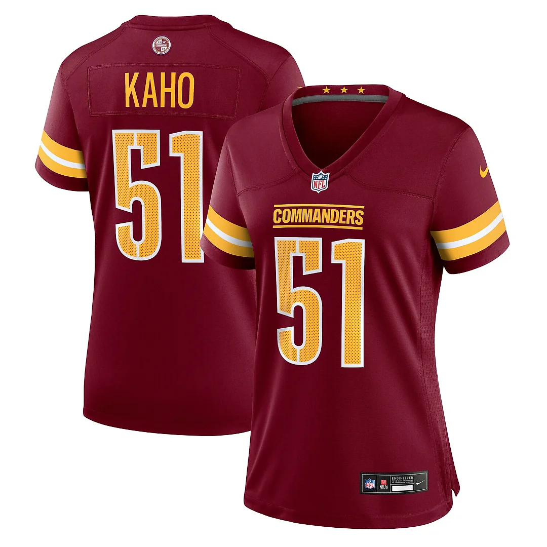 Zennovawear Ale Kaho Washington Commanders Women's Team Game Jersey - Burgundy