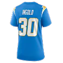 Zennovawear Alec Ingold Los Angeles Chargers Women's Team Game Jersey - Powder Blue