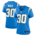 Zennovawear Alec Ingold Los Angeles Chargers Women's Team Game Jersey - Powder Blue