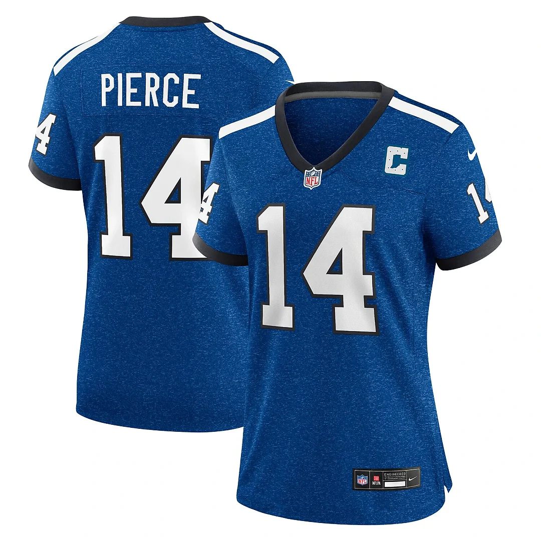 Zennovawear Alec Pierce Indianapolis Colts Women's Indiana Nights Alternate Game Jersey - Royal
