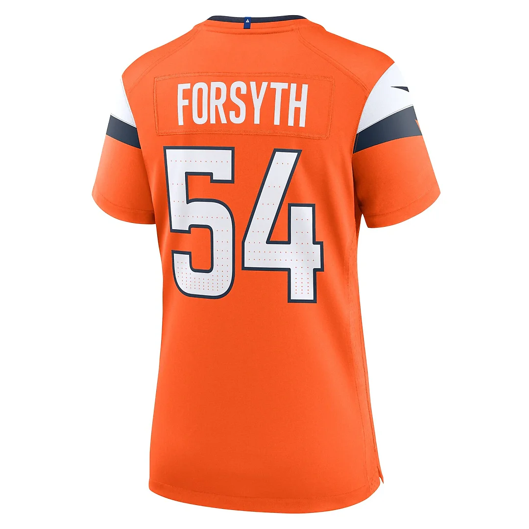 Zennovawear Alex Forsyth Denver Broncos Women's Team Game Jersey - Orange