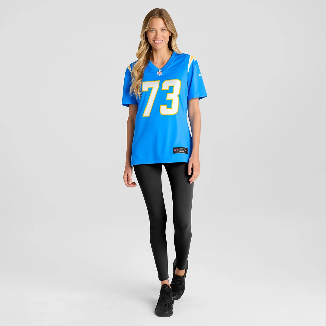 Zennovawear Alex Harkey Los Angeles Chargers Women's Team Game Jersey - Powder Blue