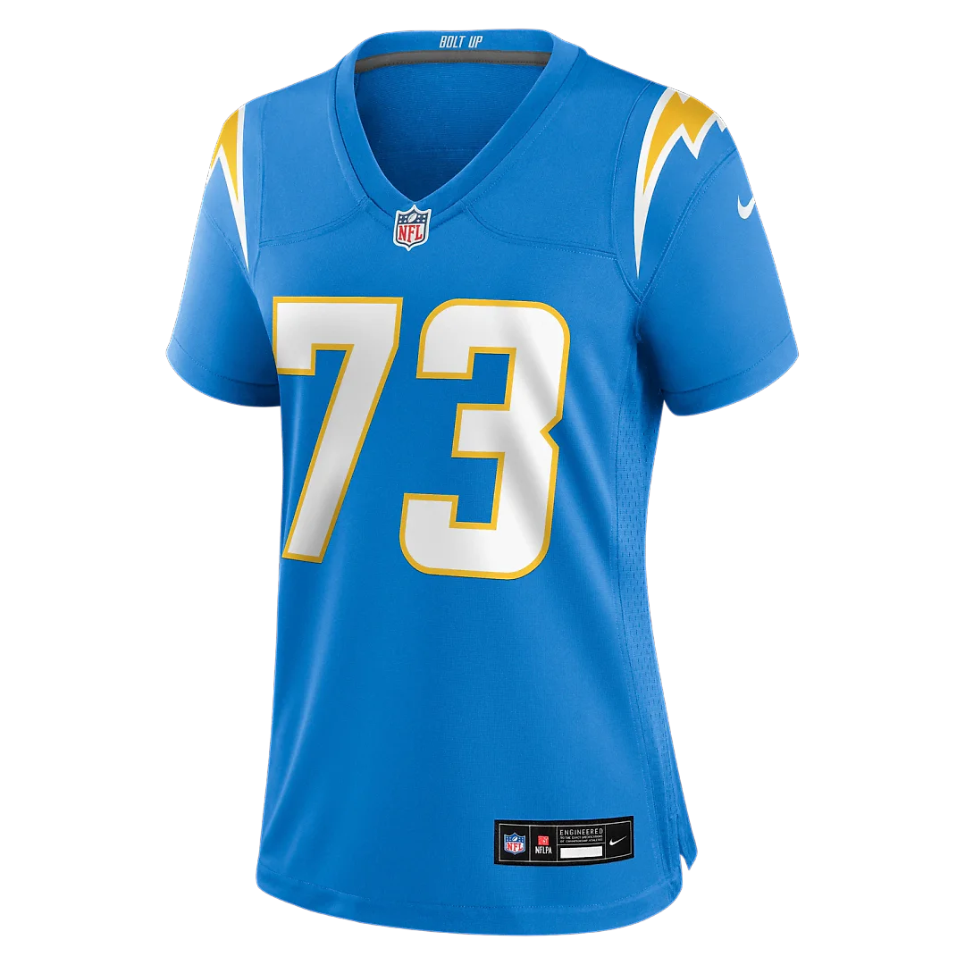 Zennovawear Alex Harkey Los Angeles Chargers Women's Team Game Jersey - Powder Blue