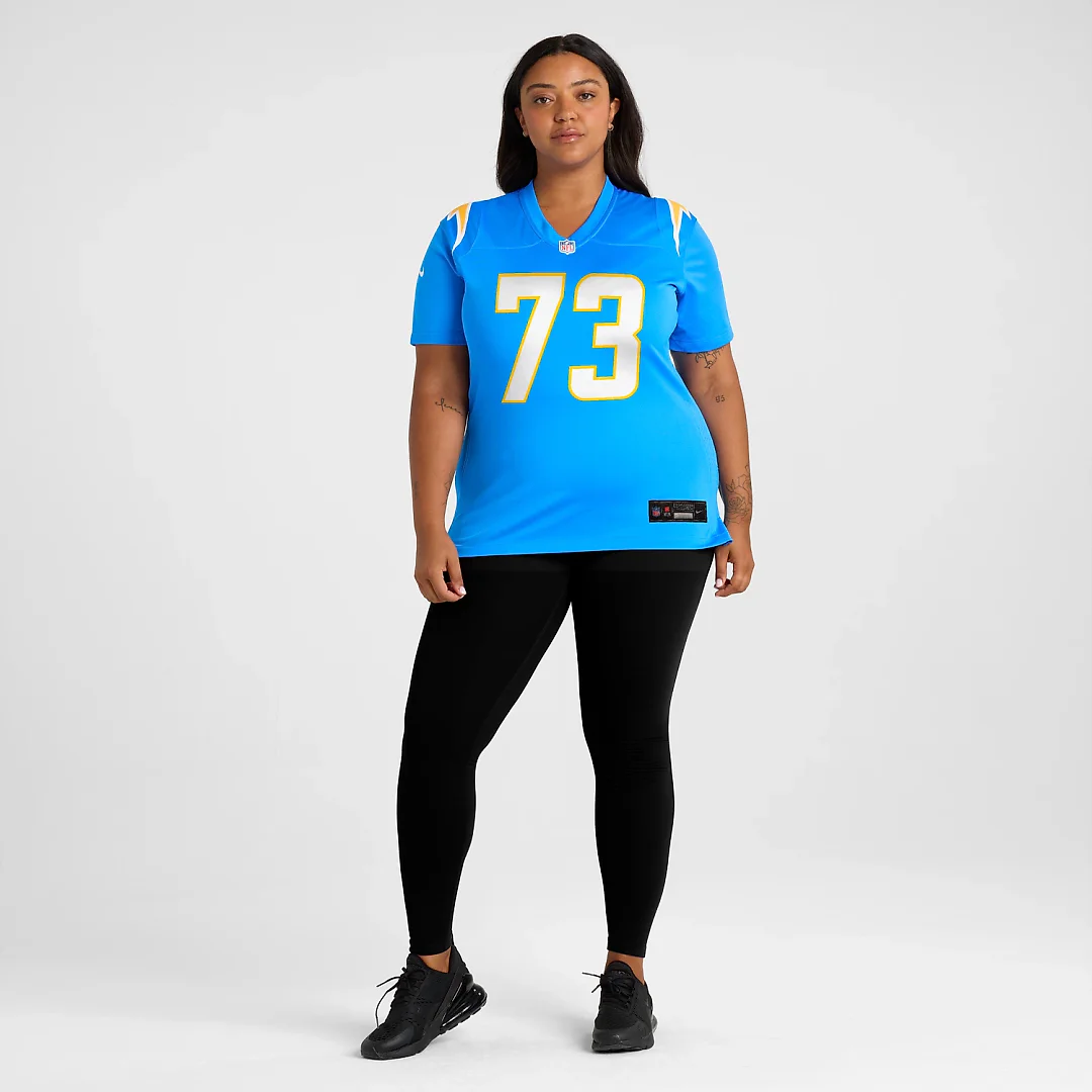 Zennovawear Alex Harkey Los Angeles Chargers Women's Team Game Jersey - Powder Blue