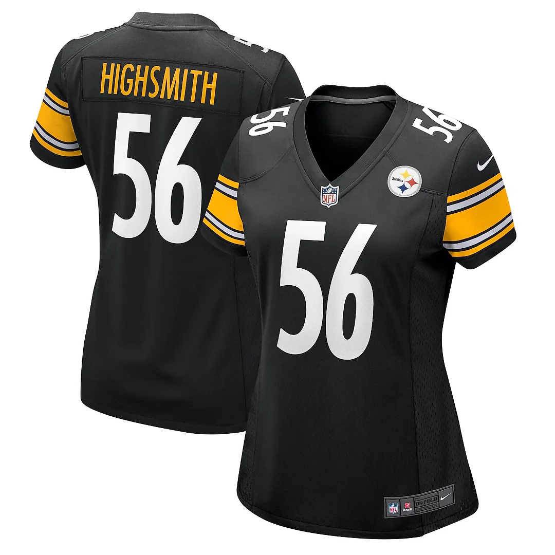 Zennovawear Alex Highsmith Pittsburgh Steelers Women's Team Game Jersey - Black