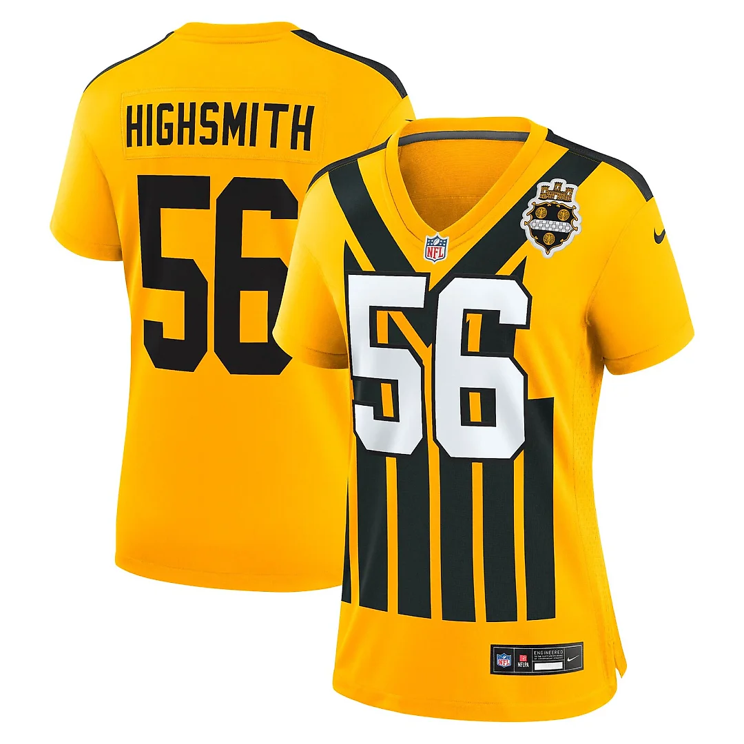 Zennovawear Alex Highsmith Pittsburgh Steelers Women's Alternate Game Jersey - Gold