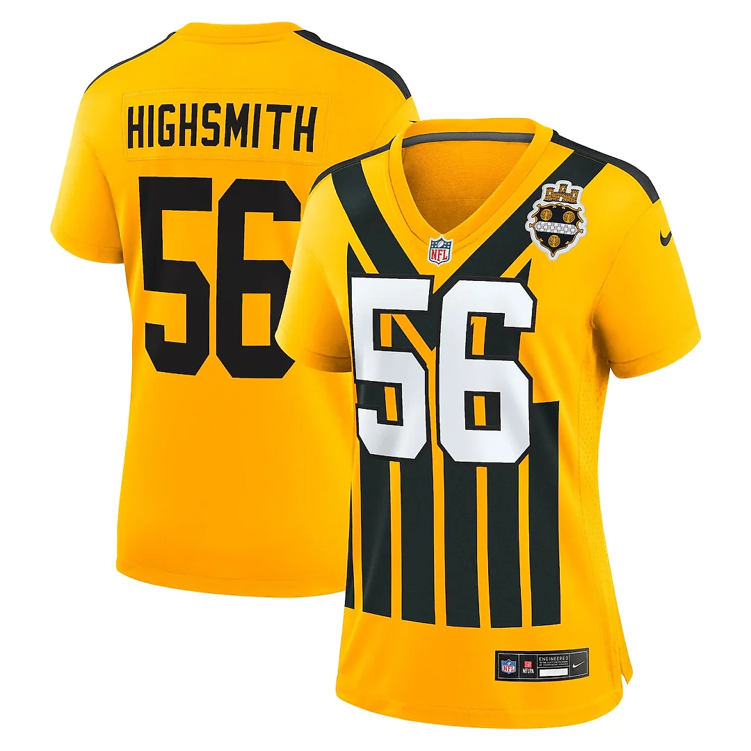 Zennovawear Alex Highsmith Pittsburgh Steelers Women's Alternate Game Jersey - Gold