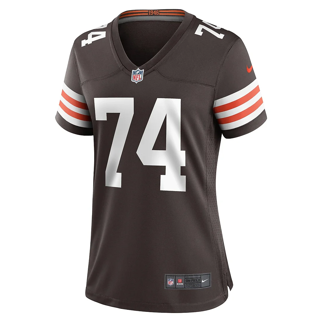 Zennovawear Alex Leatherwood Cleveland Browns Women's Team Game Jersey - Brown