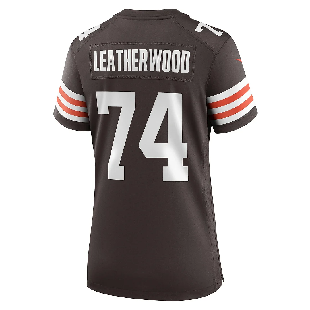 Zennovawear Alex Leatherwood Cleveland Browns Women's Team Game Jersey - Brown