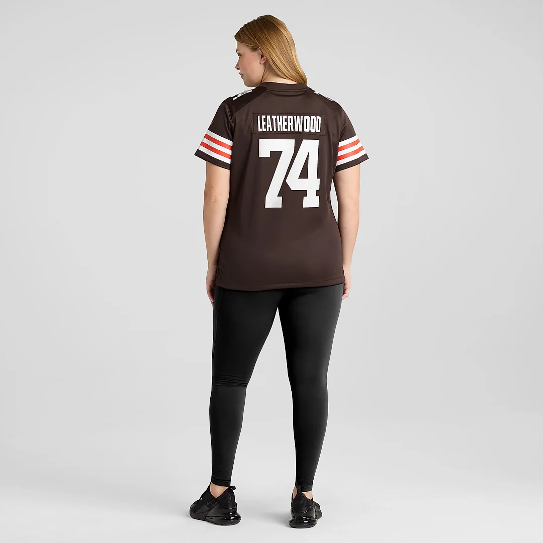 Zennovawear Alex Leatherwood Cleveland Browns Women's Team Game Jersey - Brown