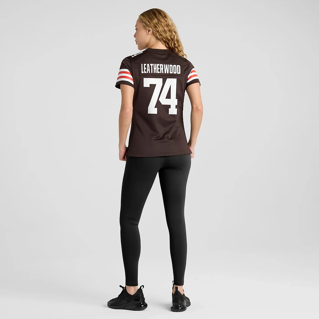 Zennovawear Alex Leatherwood Cleveland Browns Women's Team Game Jersey - Brown