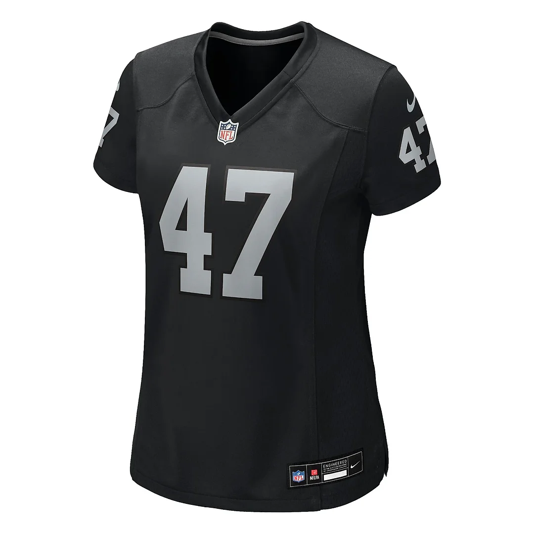 Zennovawear Alex Ward Las Vegas Raiders Women's Team Game Jersey - Black