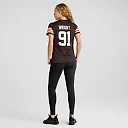 Zennovawear Alex Wright Cleveland Browns Women's Team Game Jersey - Brown
