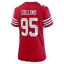 Zennovawear Alfred Collins San Francisco 49ers Women's Team Game Jersey - Scarlet