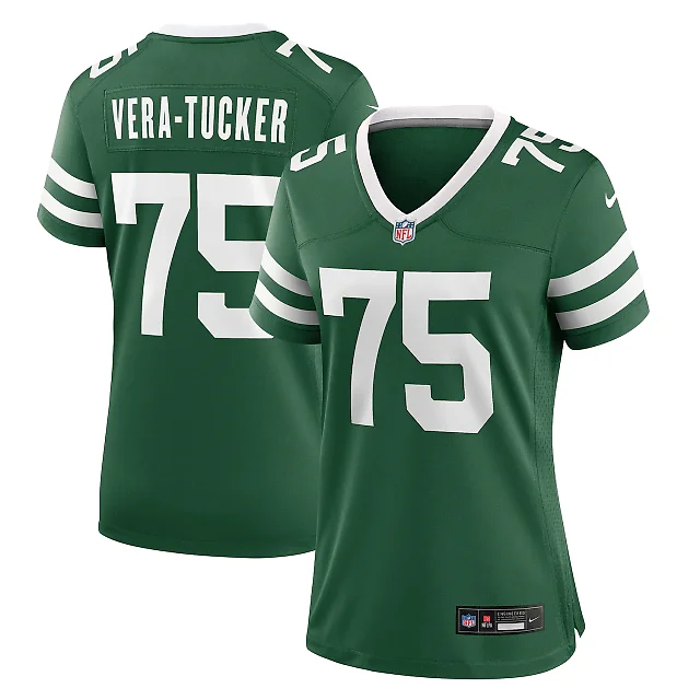 Zennovawear Alijah Vera-Tucker New York Jets Women's Game Jersey - Legacy Green