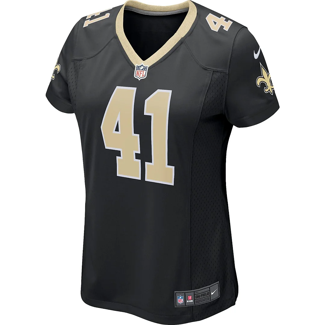 Zennovawear Alvin Kamara New Orleans Saints Women's Game Jersey - Black