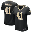 Zennovawear Alvin Kamara New Orleans Saints Women's Game Jersey - Black