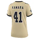 Zennovawear Alvin Kamara New Orleans Saints Women's Gameday Golds Alternate Game Player Jersey - Gold