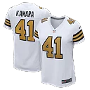 Zennovawear Alvin Kamara New Orleans Saints Women's Alternate Game Player Jersey - White