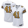 Zennovawear Alvin Kamara New Orleans Saints Women's Alternate Game Player Jersey - White