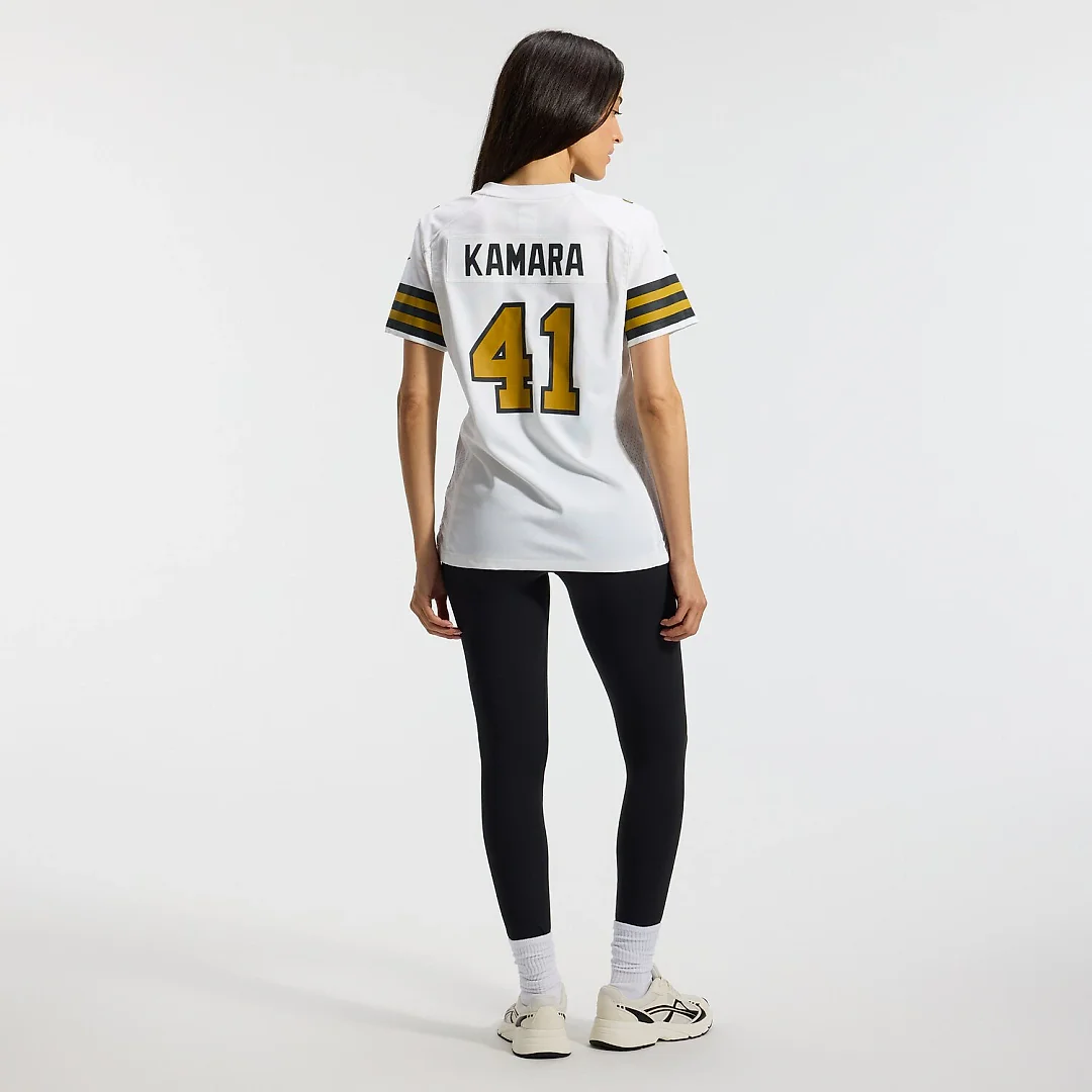 Zennovawear Alvin Kamara New Orleans Saints Women's Alternate Game Player Jersey - White
