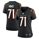 Zennovawear Amarius Mims Cincinnati Bengals Women's Game Jersey - Black
