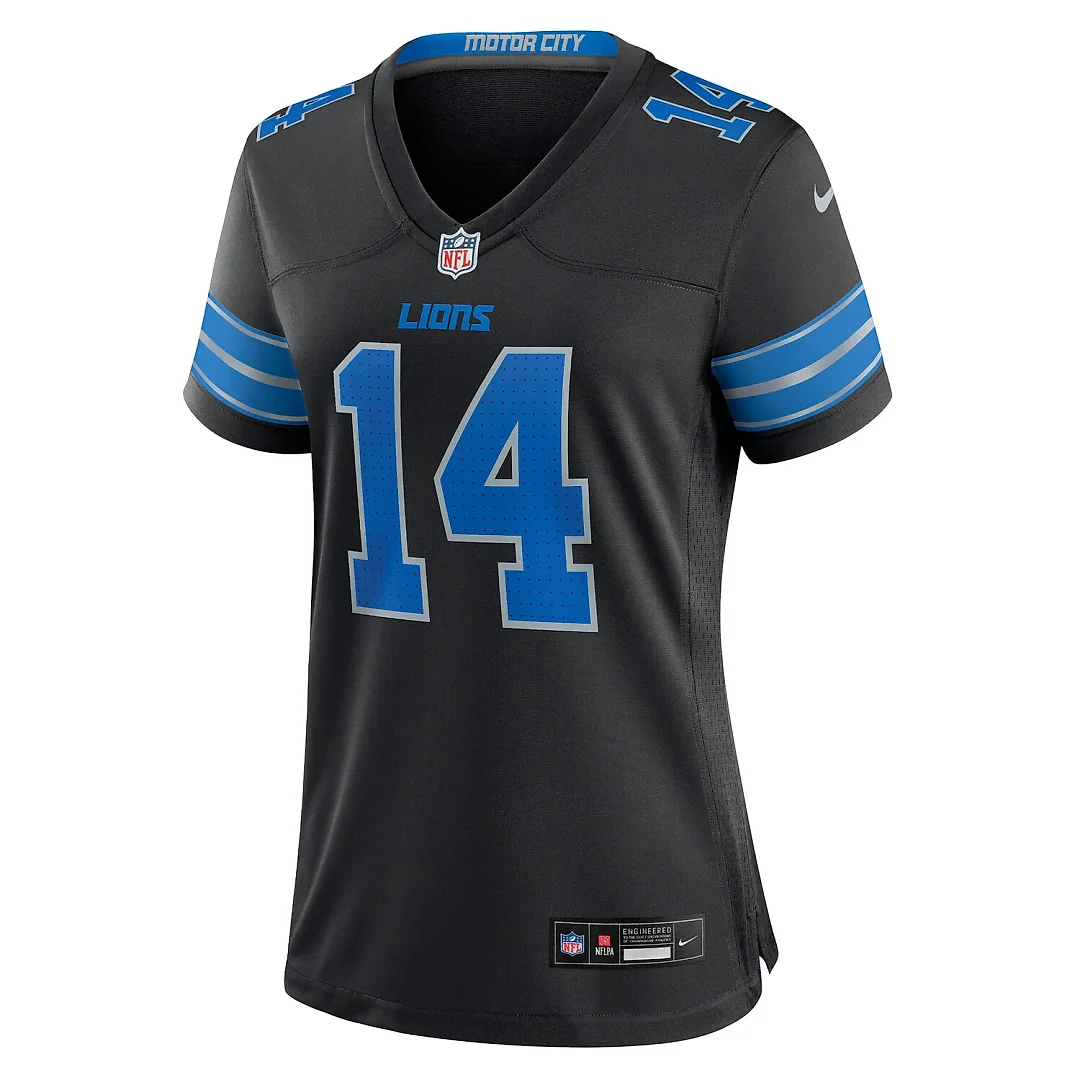 Zennovawear Amon-Ra St. Brown Detroit Lions Women's 2nd Alternate Game Jersey - Black