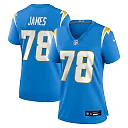 Zennovawear Andre James Los Angeles Chargers Women's Team Game Jersey - Powder Blue