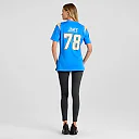 Zennovawear Andre James Los Angeles Chargers Women's Team Game Jersey - Powder Blue