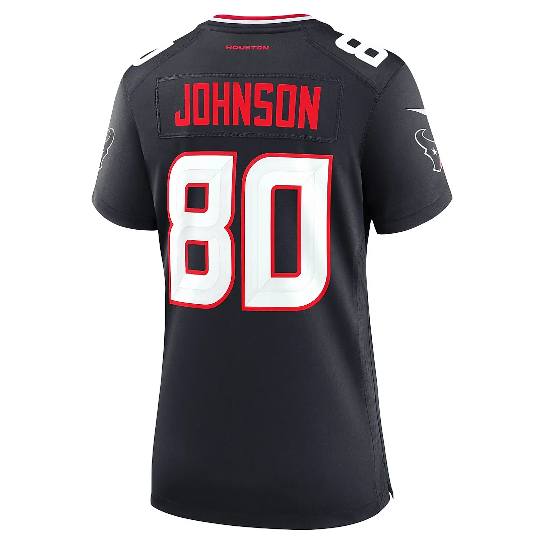 Zennovawear Andre Johnson Houston Texans Women's Team Retired Player Game Jersey - Navy
