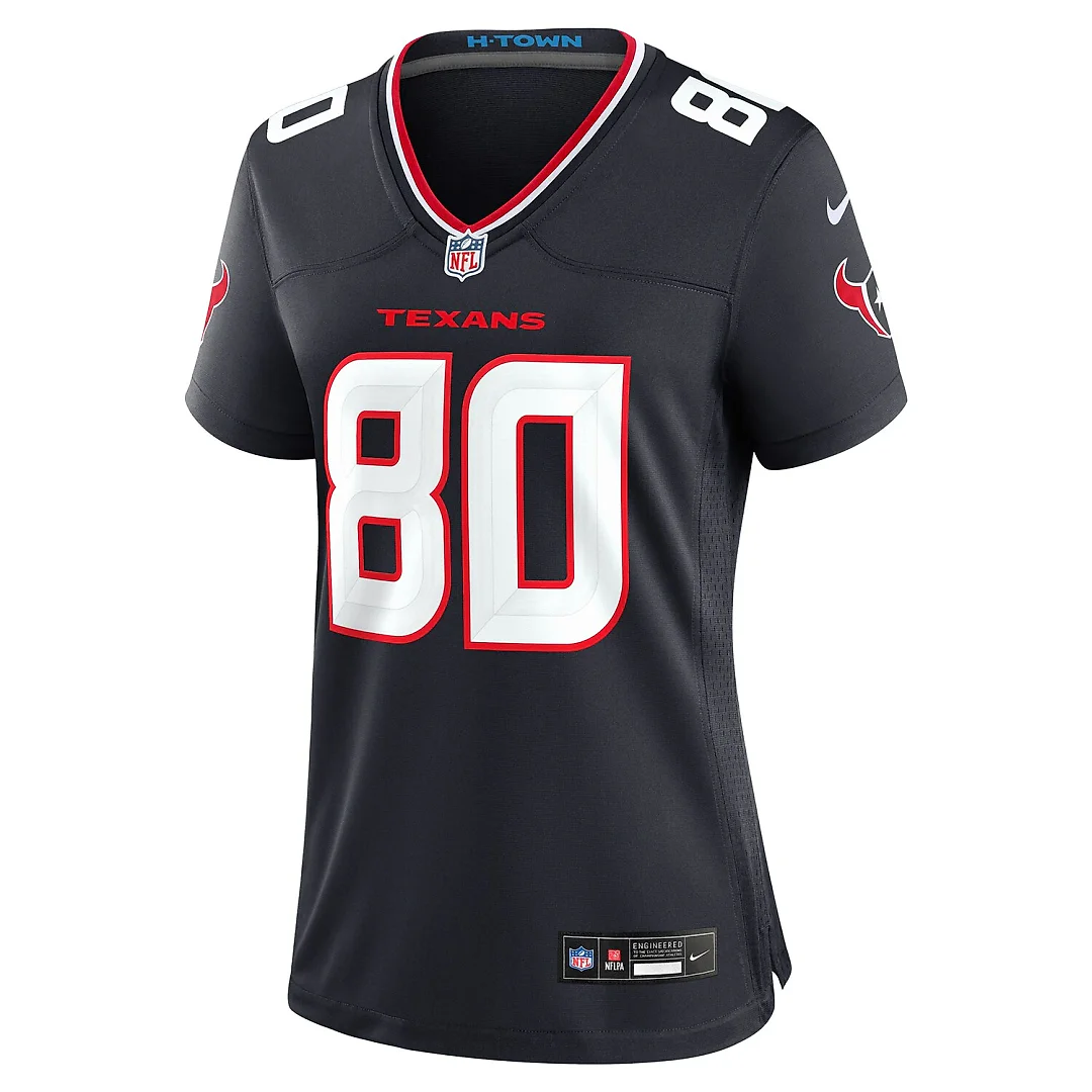Zennovawear Andre Johnson Houston Texans Women's Team Retired Player Game Jersey - Navy
