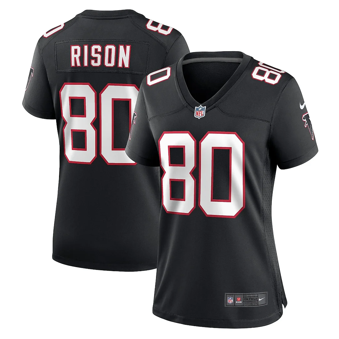 Zennovawear Andre Rison Atlanta Falcons Women's Retired Player Jersey - Black