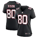 Zennovawear Andre Rison Atlanta Falcons Women's Retired Player Jersey - Black