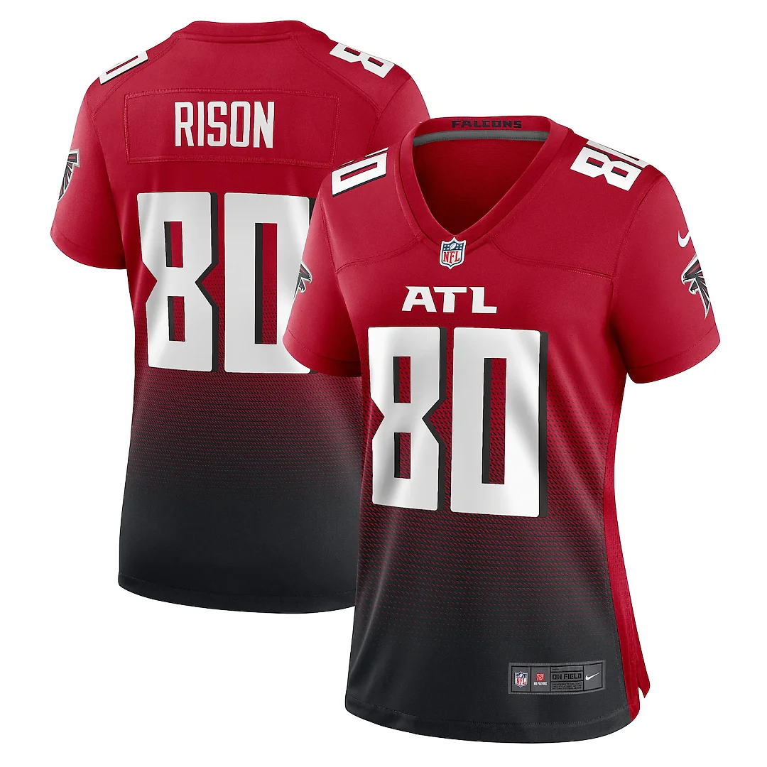 Zennovawear Andre Rison Atlanta Falcons Women's Retired Player Jersey - Red