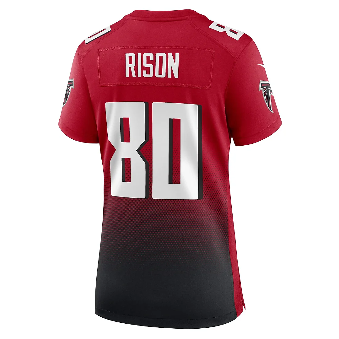 Zennovawear Andre Rison Atlanta Falcons Women's Retired Player Jersey - Red