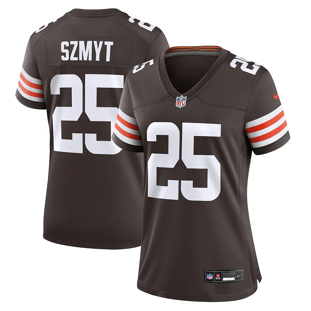 Zennovawear Andre Szmyt Cleveland Browns Women's Team Game Jersey - Brown