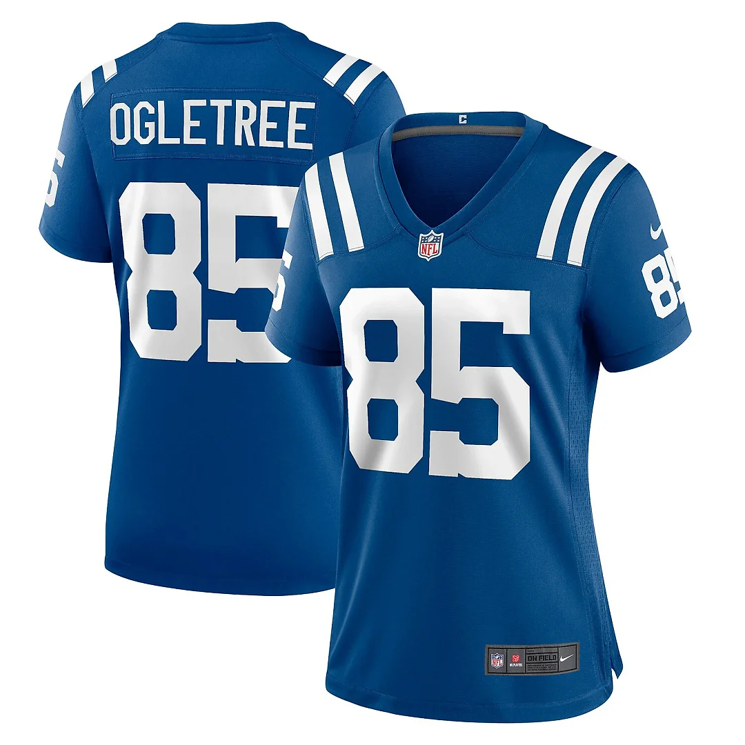 Zennovawear Andrew Ogletree Indianapolis Colts Women's Player Game Jersey - Royal