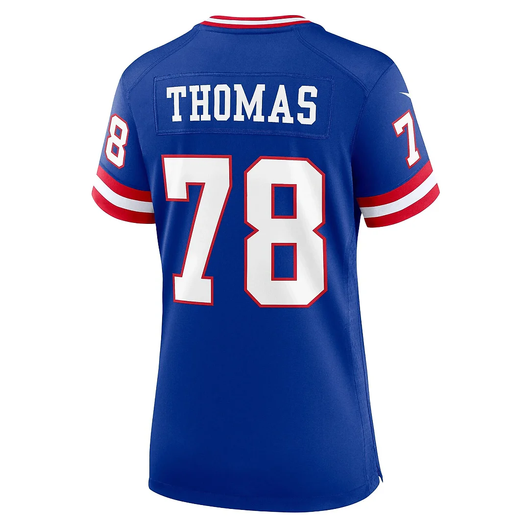 Zennovawear Andrew Thomas New York Giants Women's Alternate Game Jersey - Century Red