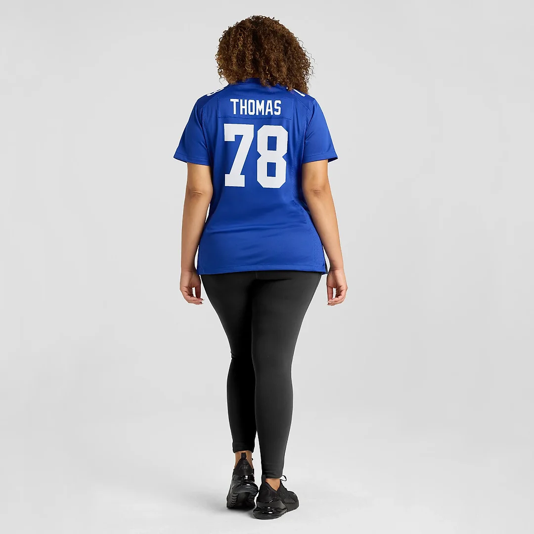 Zennovawear Andrew Thomas New York Giants Women's Game Jersey - Royal