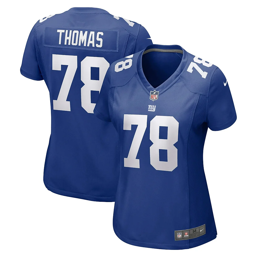 Zennovawear Andrew Thomas New York Giants Women's Game Jersey - Royal