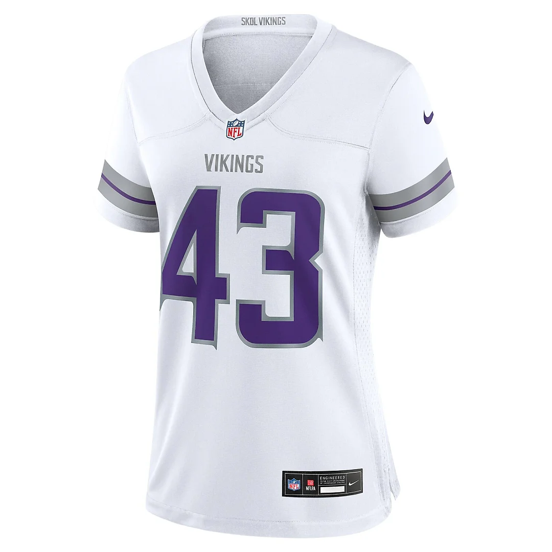 Zennovawear Andrew Van Ginkel Minnesota Vikings Women's Alternate Game Jersey - White