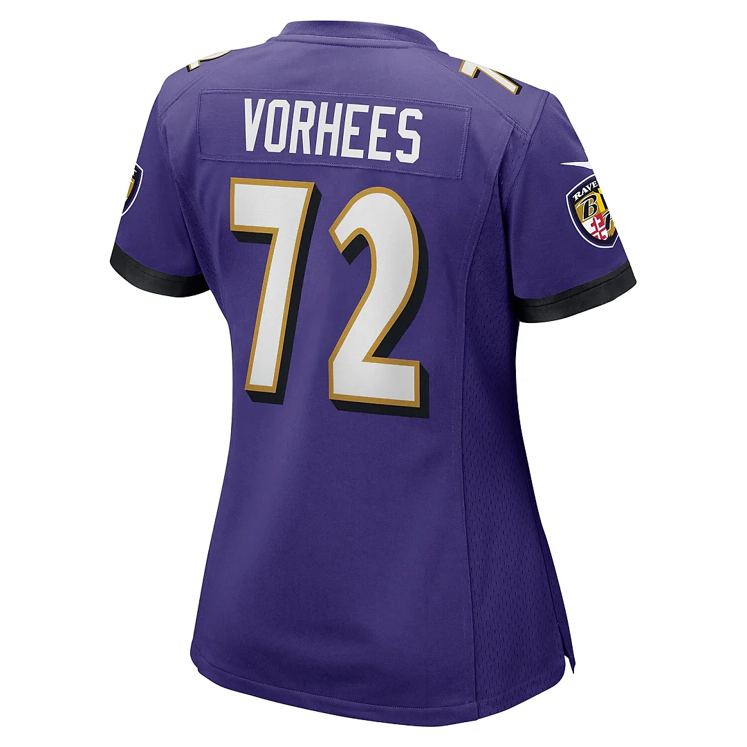 Zennovawear Andrew Vorhees Baltimore Ravens Women's Game Jersey - Purple