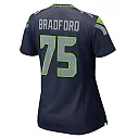 Zennovawear Anthony Bradford Seattle Seahawks Women's Team Game Jersey - College Navy