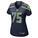 Zennovawear Anthony Bradford Seattle Seahawks Women's Team Game Jersey - College Navy