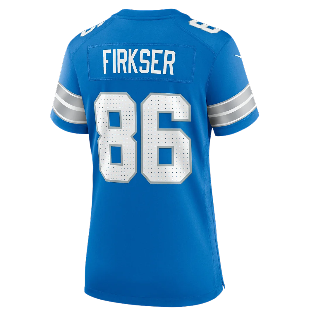 Zennovawear Anthony Firkser Detroit Lions Women's Team Game Jersey - Blue