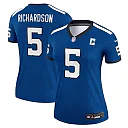 Zennovawear Anthony Richardson Indianapolis Colts Women's Alternate Legend Player Performance Top - Royal